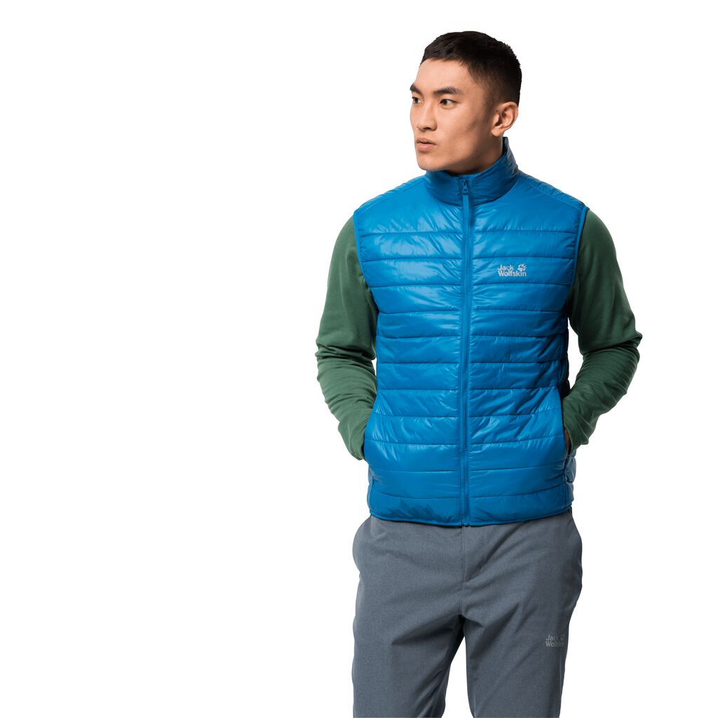 Jack Wolfskin JWP Férfi Mellény Kék - SATBGI-025